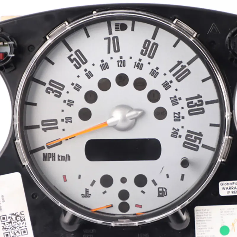 Speedometer Speedo Clock Instrument Cluster Manual to Mini Cooper R50 R52 with Part number 6921517 Mini Cooper R50 R52 Speedometer Speedo Clock Instrument Cluster Manual - SKU rhd-6921517-2 - Part number 6921517