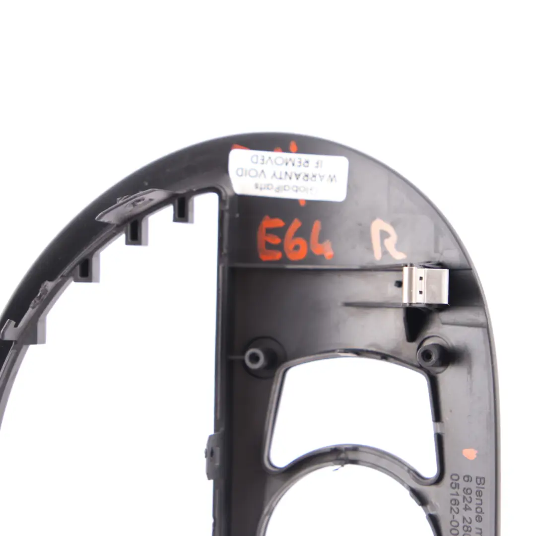 Dashboard Trim cover Air Vent Fresh Air Grille Frame Front Right O/S to BMW E63 E64 with Part number 6924280 BMW E63 E64 Dashboard Trim cover Air Vent Fresh Air Grille Frame Front Right O/S - SKU rhd-6924280-1 - Part number 6924280