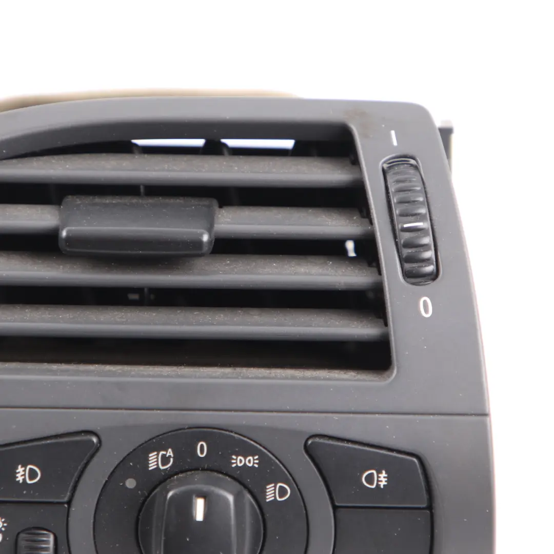 Dashboard Air Vent Grille Front Right O/S Light Switch Unit to BMW E63 E64 with Part number 6924280 BMW E63 E64 Dashboard Air Vent Grille Front Right O/S Light Switch Unit - SKU rhd-6924280-2 - Part number 6924280