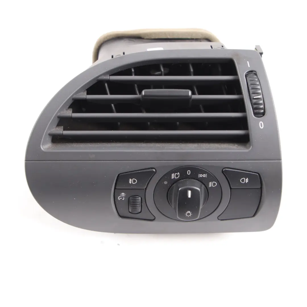 Dashboard Air Vent Grille Front Right O/S Light Switch Unit to BMW E63 E64 with Part number 6924280 BMW E63 E64 Dashboard Air Vent Grille Front Right O/S Light Switch Unit - SKU rhd-6924280-2 - Part number 6924280