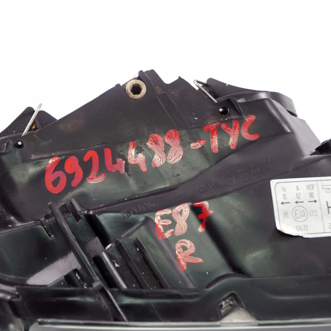 Driver Side Headlight Headlamp Lamp Right Front O/S TYC to BMW 1 Series E87 with Part number 6924488 BMW 1 Series E87 Driver Side Headlight Headlamp Lamp Right Front O/S TYC - SKU rhd-6924488-TYC - Part number 6924488