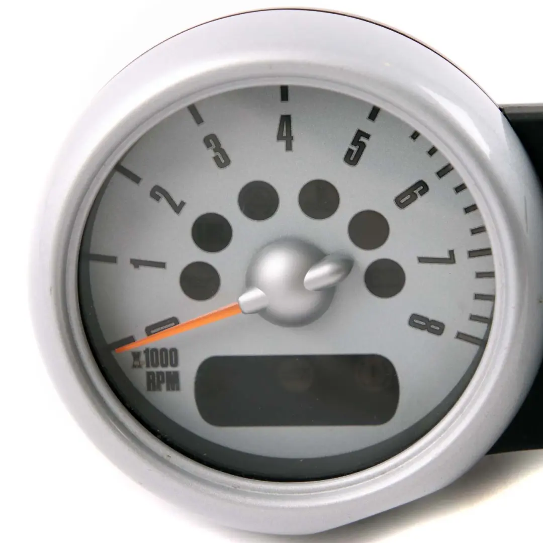 Clock Counter Speedo Dual Rev Silver to Mini Cooper One R50 R53 Twin with Part number 6924927 Mini Cooper One R50 R53 Twin Clock Counter Speedo Dual Rev Silver - SKU rhd-6924927 - Part number 6924927