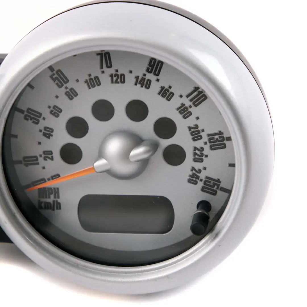 Clock Counter Speedo Dual Rev Silver to Mini Cooper One R50 R53 Twin with Part number 6924927 Mini Cooper One R50 R53 Twin Clock Counter Speedo Dual Rev Silver - SKU rhd-6924927 - Part number 6924927