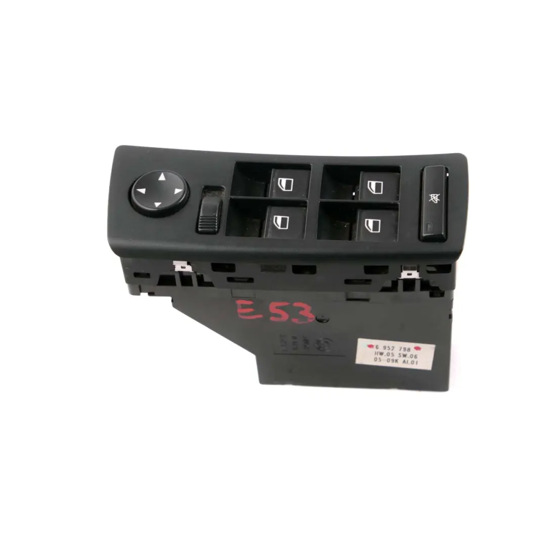 BMW X5 Series E53 Driver Door Window Lifter Control Switch Unit - SKU rhd-6925698 - Part number 6925698