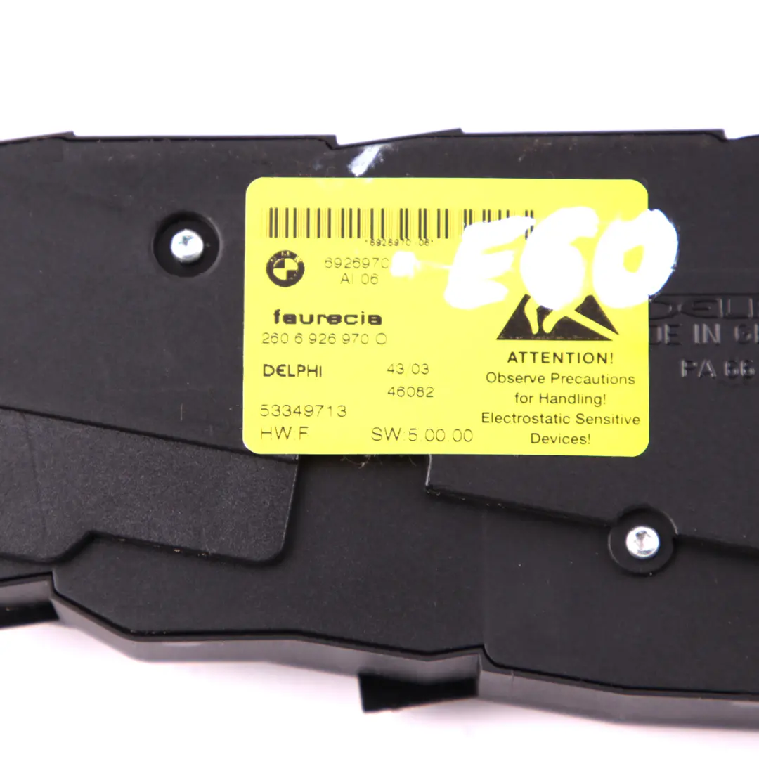 BMW 5 Series E60 E61 Front Right Driver O/S Switch Seat Control Memory Button - SKU rhd-6926970 - Part number 6926970