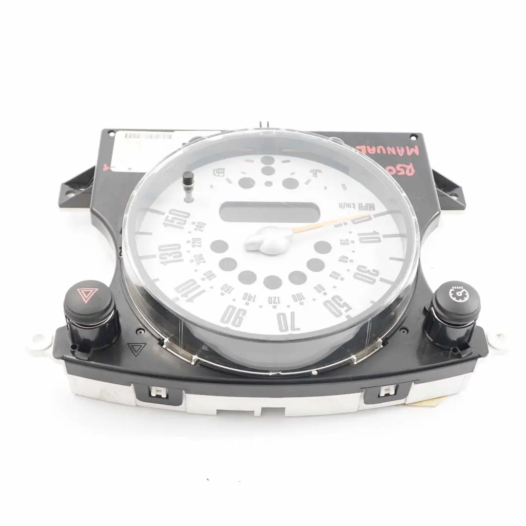 Speedometer Mini One R50 R52 Speedo Clock Instrument Cluster Manual to with Part number 6932506 Speedometer Mini One R50 R52 Speedo Clock Instrument Cluster Manual - SKU rhd-6932506-1 - Part number 6932506