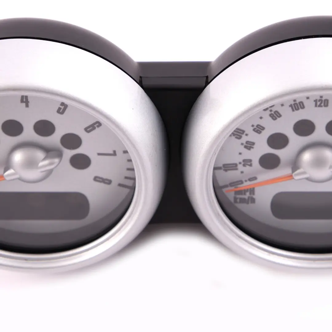 Mini Cooper One R50 R53 Twin Clock Counter Speedo Dual Rev Silver - SKU rhd-6932516 - Part number 6932516