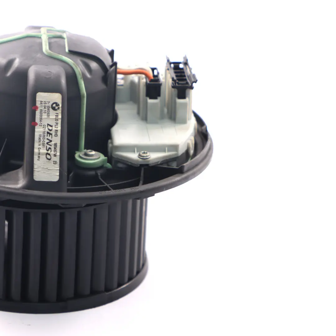 Heater Fan Blower Unit Motor to BMW E81 E87 E90 E91 E92 E93 with Part number 6933664 BMW E81 E87 E90 E91 E92 E93 Heater Fan Blower Unit Motor - SKU rhd-6933664 - Part number 6933664