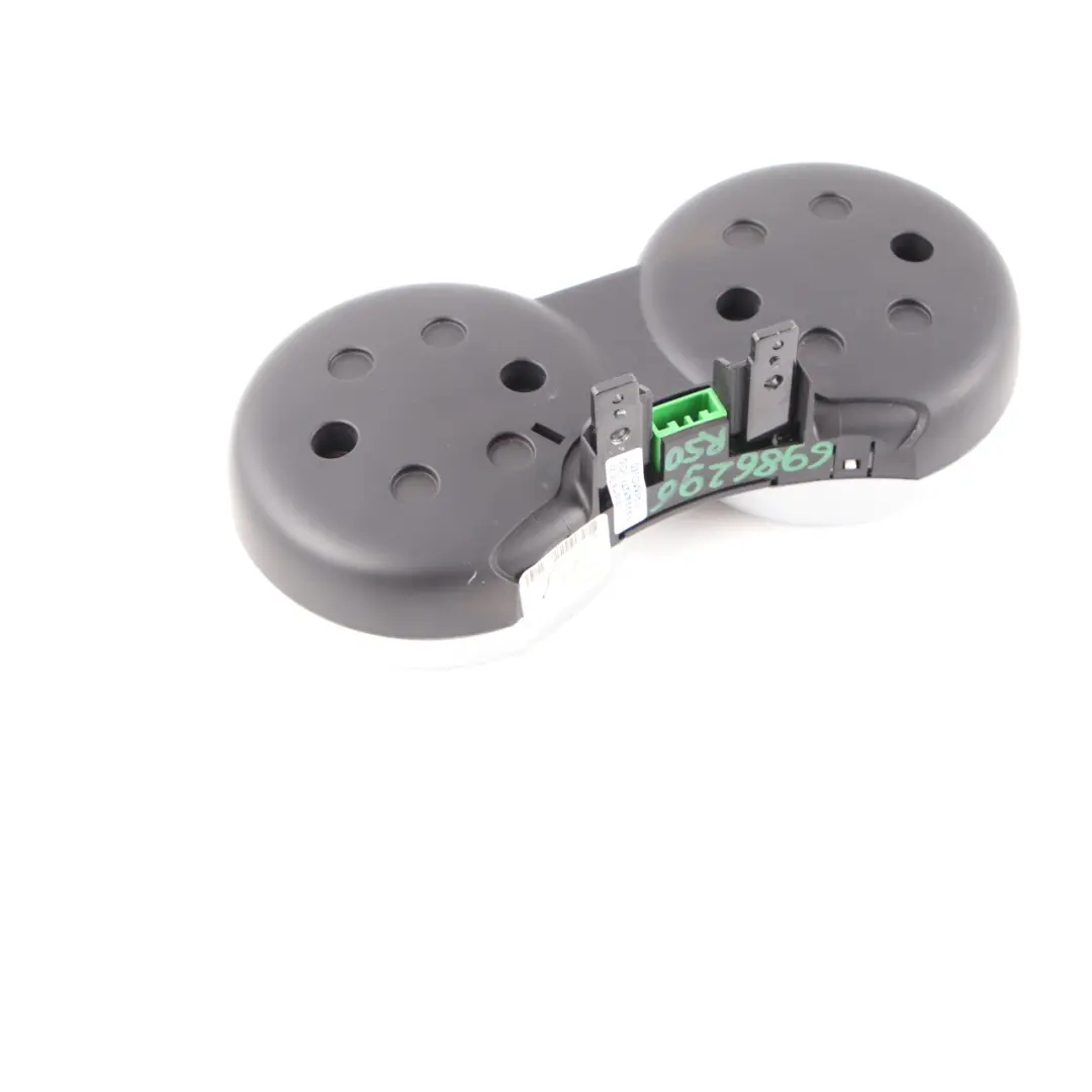 Speedo Meter Mini Cooper One R50 R53 Twin Clock Counter Cluster Silver to with Part number 6936296 Speedo Meter Mini Cooper One R50 R53 Twin Clock Counter Cluster Silver - SKU rhd-6936296 - Part number 6936296