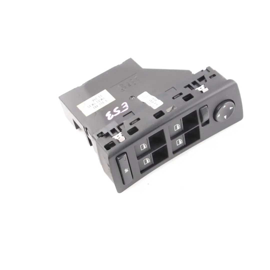 Window Lifter Switch Mirror Control Unit Panel Driver's Side to BMW X5 E53 with Part number 6937482 BMW X5 E53 Window Lifter Switch Mirror Control Unit Panel Driver's Side - SKU rhd-6937482 - Part number 6937482