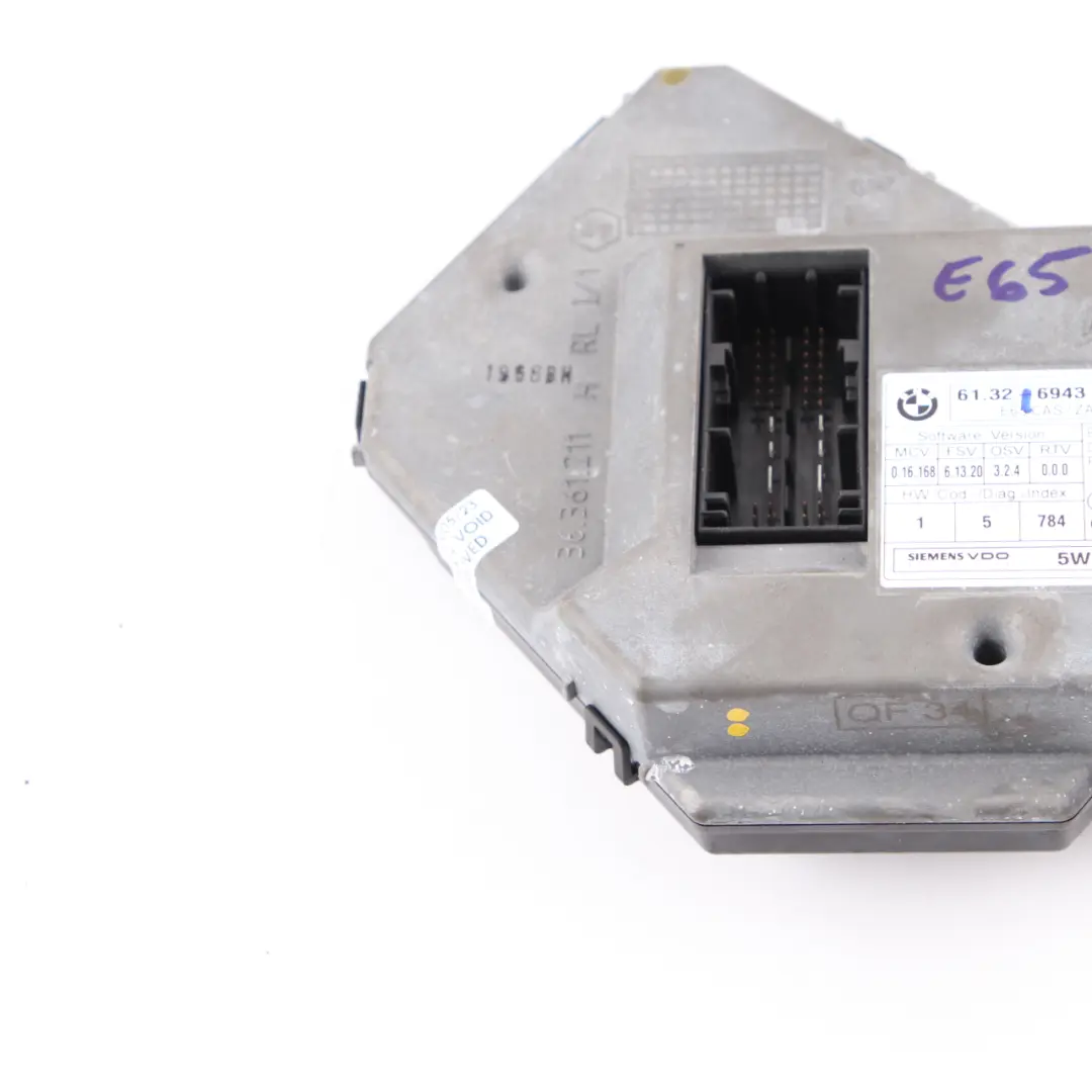 CAS Module BMW E65 E66 E67 Ignition Switch Unit Start Stop Button to with Part number 6943827 CAS Module BMW E65 E66 E67 Ignition Switch Unit Start Stop Button - SKU rhd-6943827 - Part number 6943827