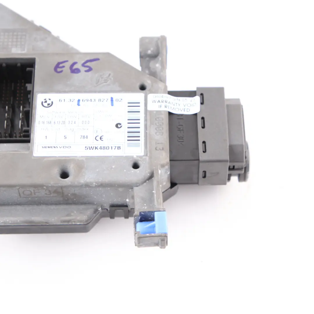  CAS Module BMW E65 E66 E67 Ignition Switch Unit Start Stop Button - SKU rhd-6943827 - Part number 6943827