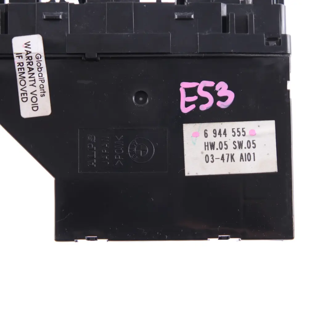 Window Lifter Switch BMW X5 E53 Door Control Unit Operating Module to with Part number 6944555 Window Lifter Switch BMW X5 E53 Door Control Unit Operating Module - SKU rhd-6944555 - Part number 6944555