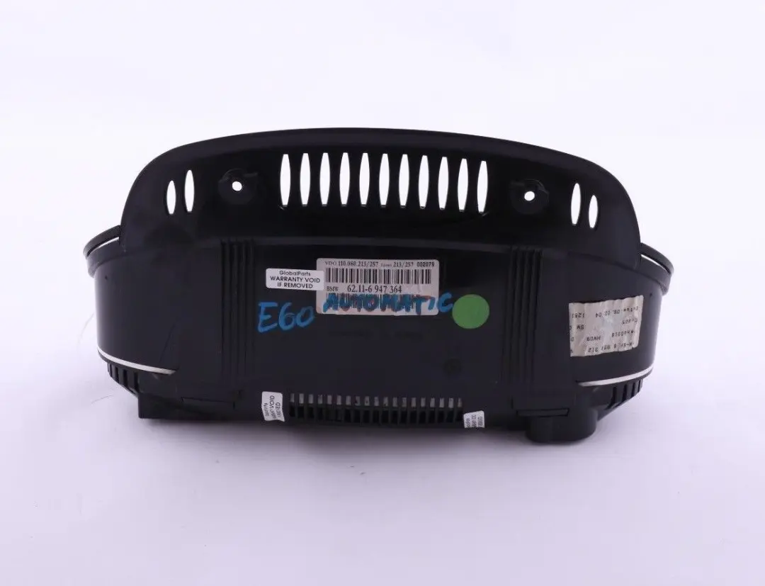 BMW 5 Series E60 E61 Instrument Cluster Speedo Clocks Diesel Automatic - SKU rhd-6947364 - Part number 6947364