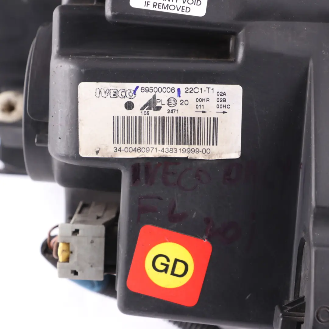 Headlamp Headlight Front Left N/S Lamp Light to Iveco Daily 3 with Part number 69500006 Iveco Daily 3 Headlamp Headlight Front Left N/S Lamp Light - SKU rhd-69500006 - Part number 69500006