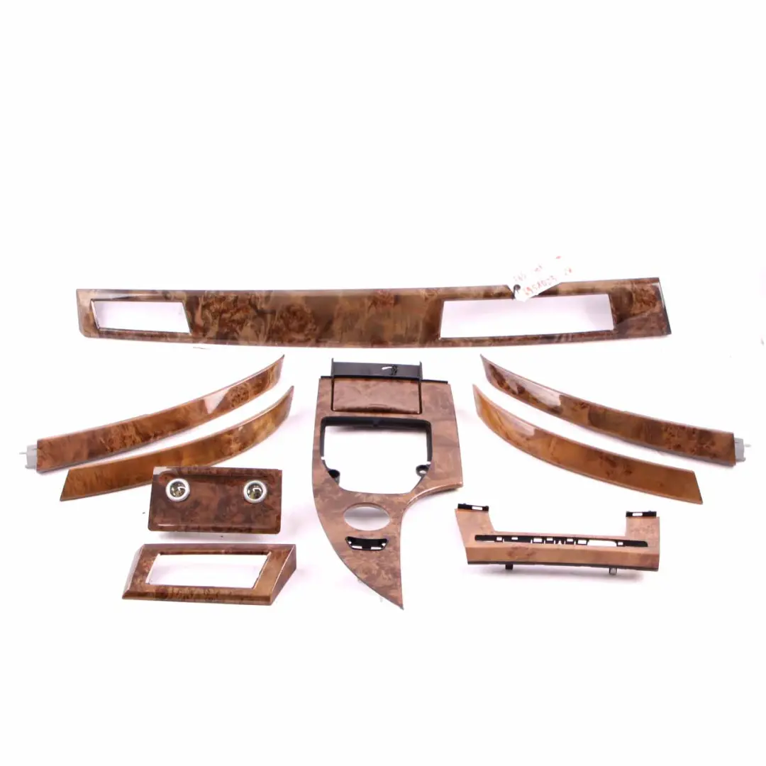 BMW E60 E61 Dashboard Trim Centre Console Decor Strip Interior Set Poplar Hell - SKU rhd-6951023 - Part number 6951023