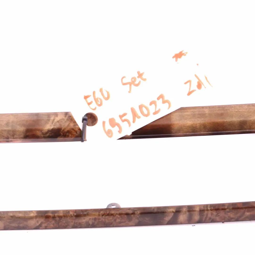 BMW E60 E61 Dashboard Trim Centre Console Decor Strip Interior Set Poplar Hell - SKU rhd-6951023 - Part number 6951023