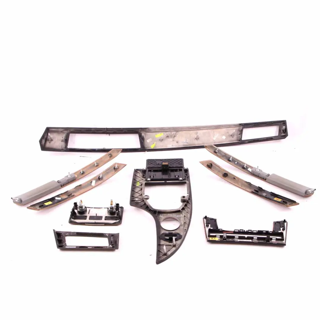 Dashboard Trim Centre Console Decor Strip Interior Set Poplar Hell to BMW E60 E61 with Part number 6951023 BMW E60 E61 Dashboard Trim Centre Console Decor Strip Interior Set Poplar Hell - SKU rhd-6951023 - Part number 6951023