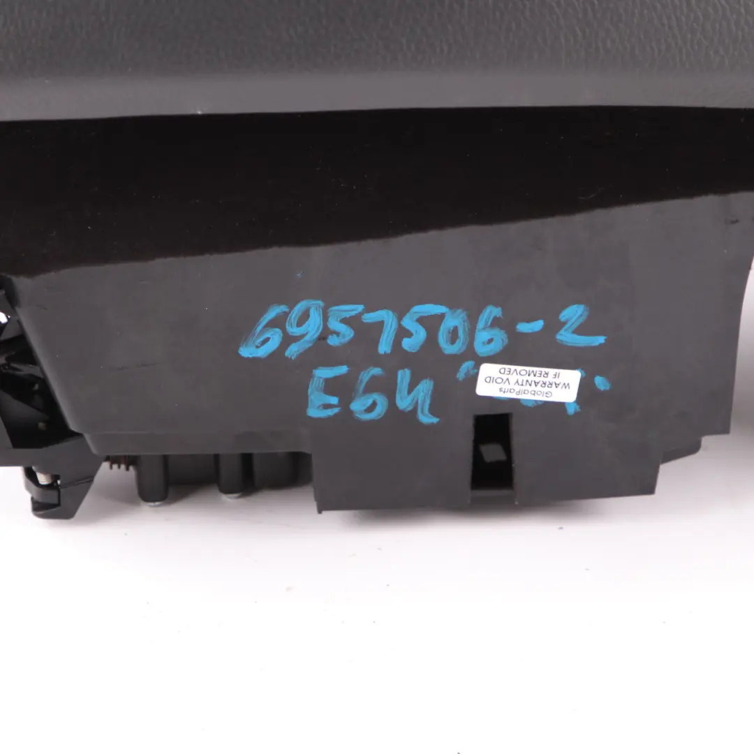 BMW E63 E64 Centre Console Leather Armrest Storage Tray Basaltgrau Grey - SKU rhd-6951506-2 - Part number 7059950