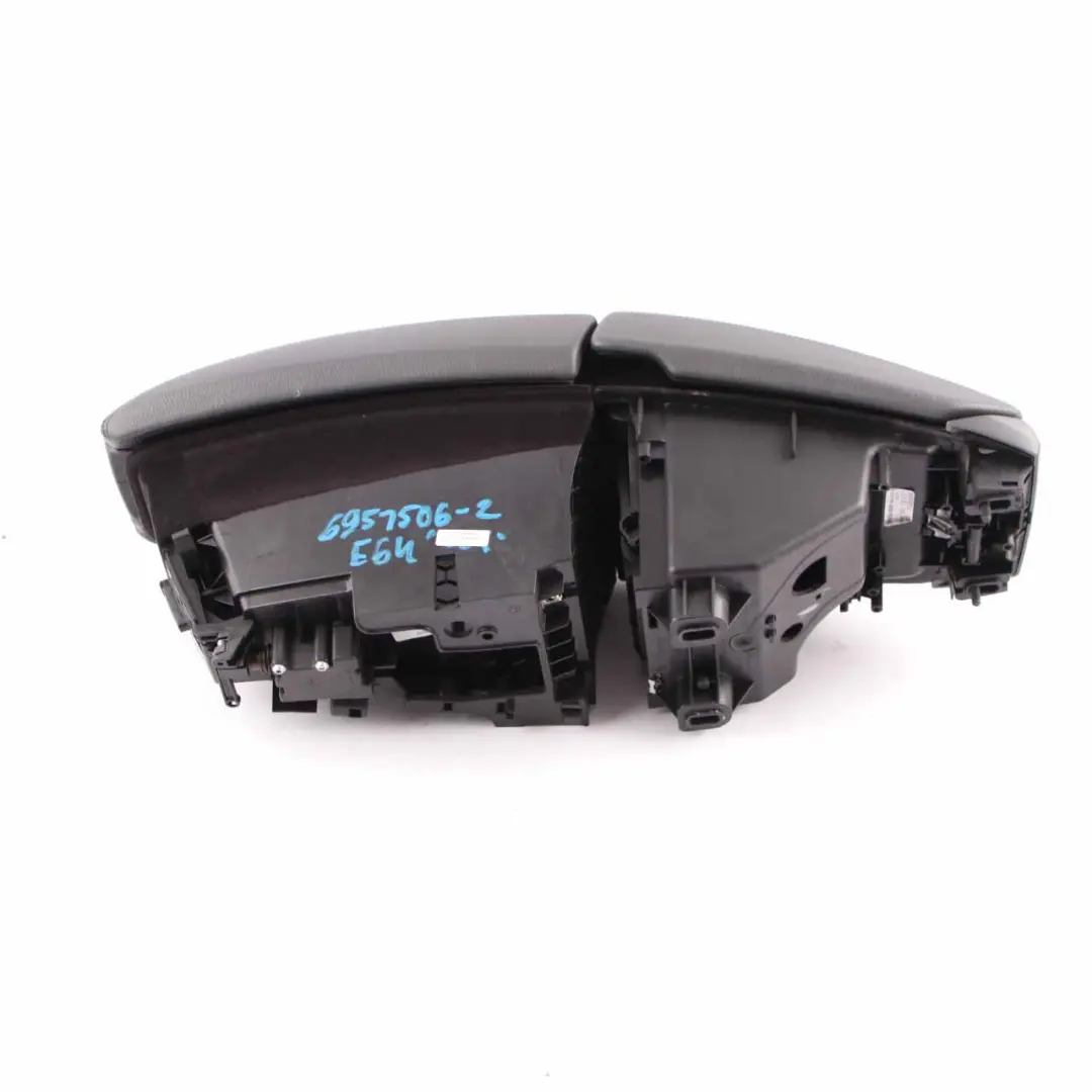 BMW E63 E64 Centre Console Leather Armrest Storage Tray Basaltgrau Grey - SKU rhd-6951506-2 - Part number 7059950