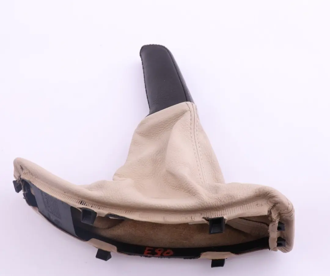 Leather Handbreak Handle Lever Cover Cremebeige to BMW 3 Series E90 E91 E92 E93 with Part number 6951562 BMW 3 Series E90 E91 E92 E93 Leather Handbreak Handle Lever Cover Cremebeige - SKU rhd-6951562 - Part number 6951562
