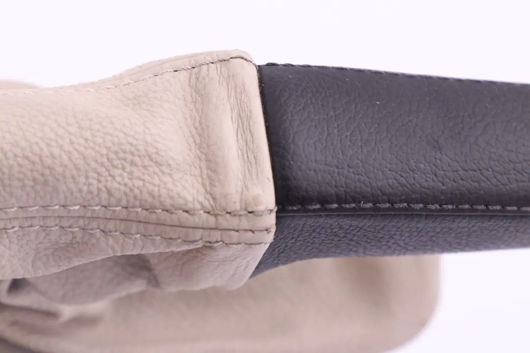 Leather Handbreak Handle Lever Cover Cremebeige to BMW 3 Series E90 E91 E92 E93 with Part number 6951562 BMW 3 Series E90 E91 E92 E93 Leather Handbreak Handle Lever Cover Cremebeige - SKU rhd-6951562 - Part number 6951562