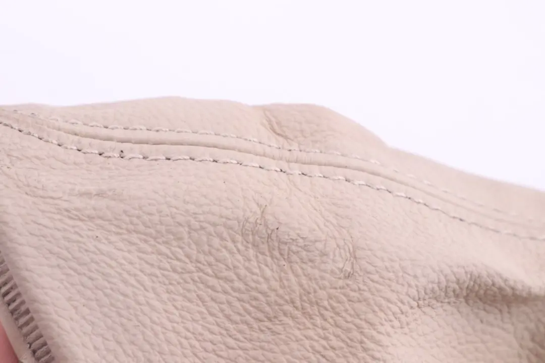 Leather Handbreak Handle Lever Cover Cremebeige to BMW 3 Series E90 E91 E92 E93 with Part number 6951562 BMW 3 Series E90 E91 E92 E93 Leather Handbreak Handle Lever Cover Cremebeige - SKU rhd-6951562 - Part number 6951562