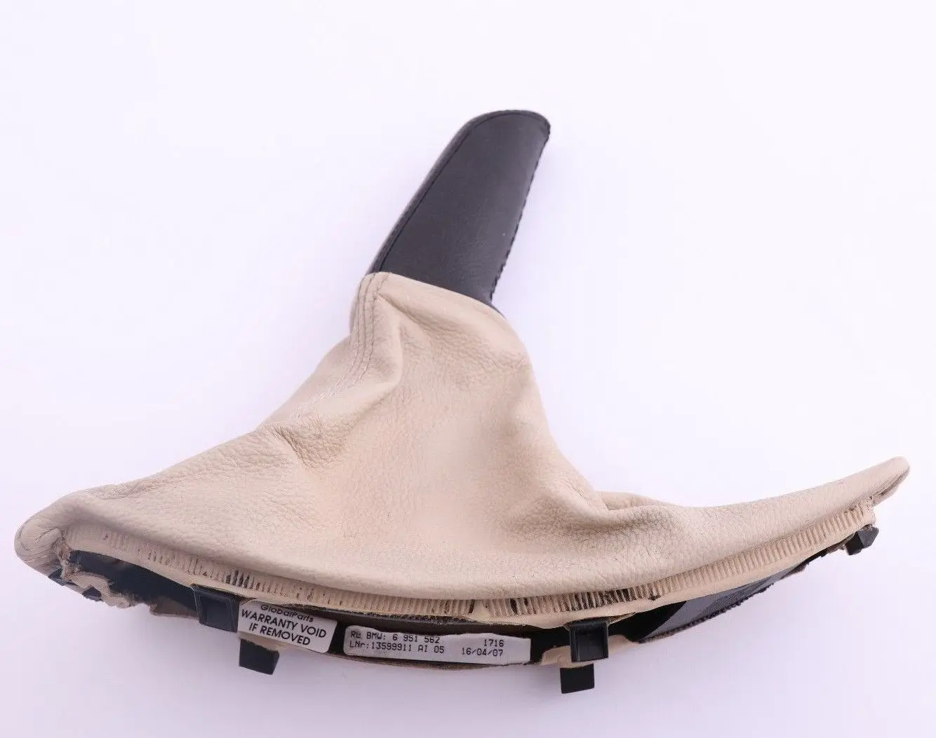 BMW 3 Series E90 E91 E92 E93 Leather Handbreak Handle Lever Cover Cremebeige