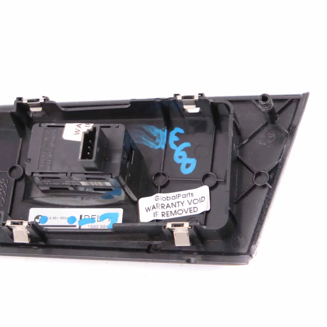 Switch Window Lifter Passenger's Side Left N/S Black 1 to BMW E60 E61 with Part number 6951955 BMW E60 E61 Switch Window Lifter Passenger's Side Left N/S Black 1 - SKU rhd-6951955-1 - Part number 6951955