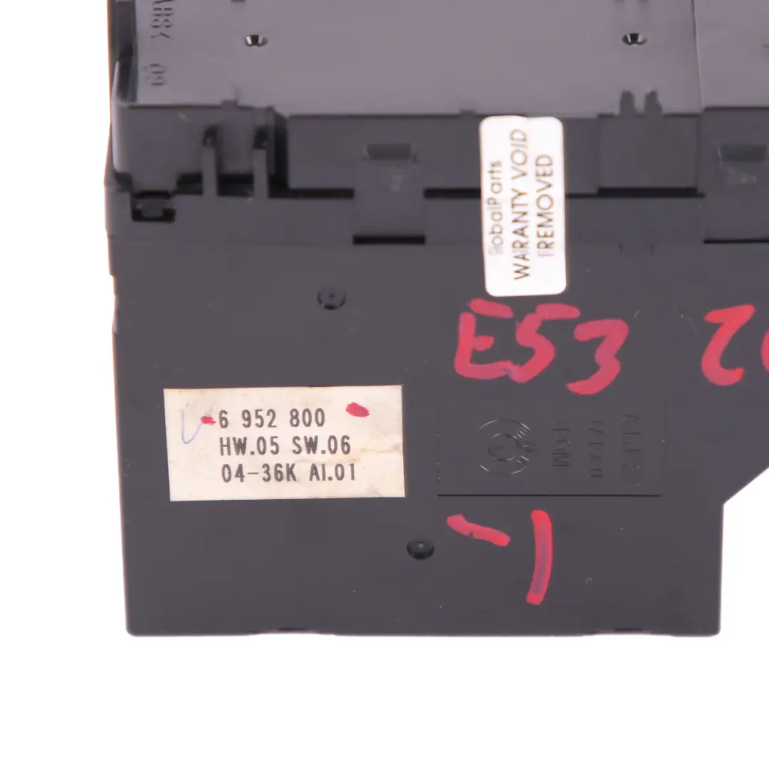  Switch Window Unit BMW X5 E53 1 Front Left N/S Passenger Side Black - SKU rhd-6952800-1 - Part number 6952800