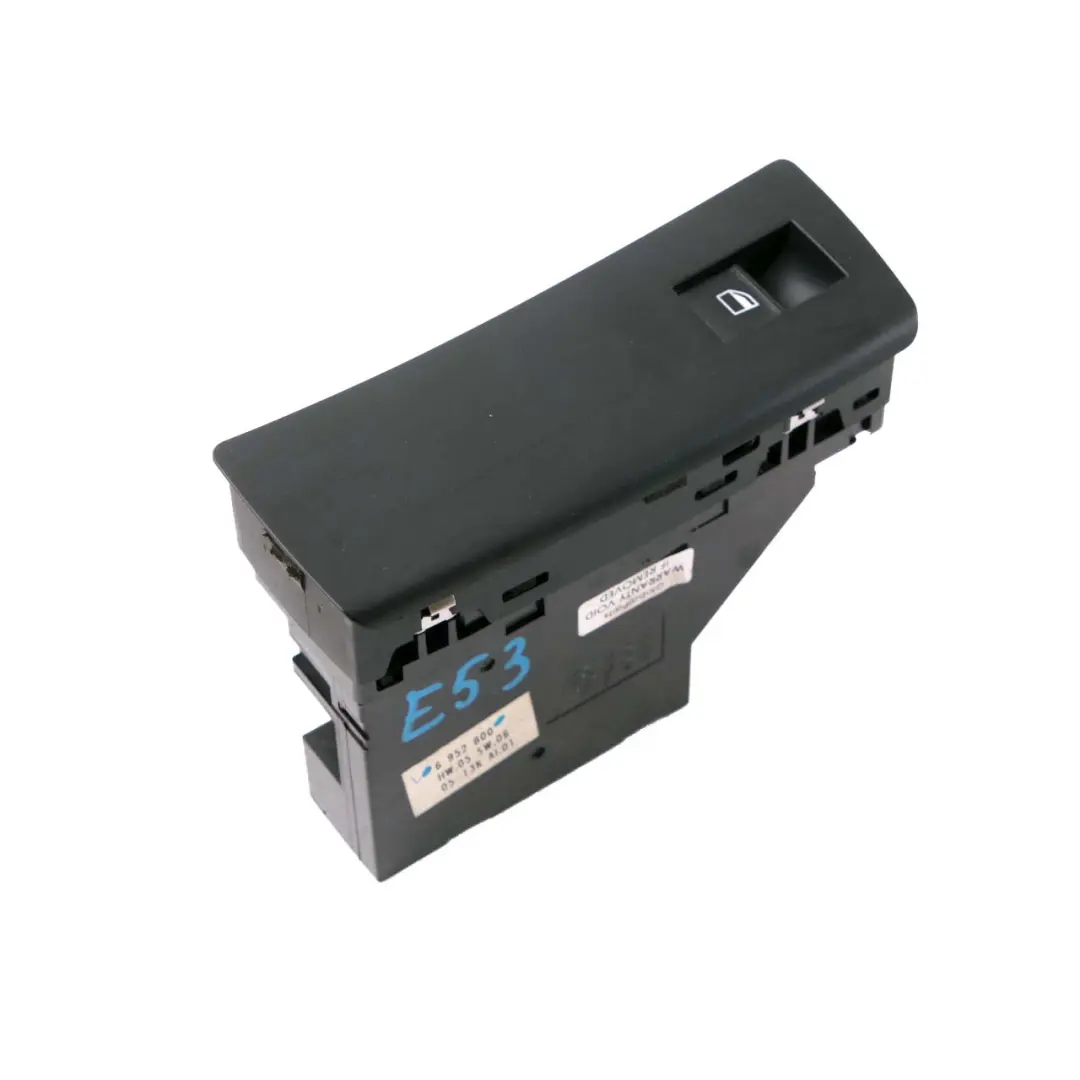 BMW X5 Series E53 Front Left N/S Passenger Side Switch Window Black - SKU rhd-6952800 - Part number 6952800