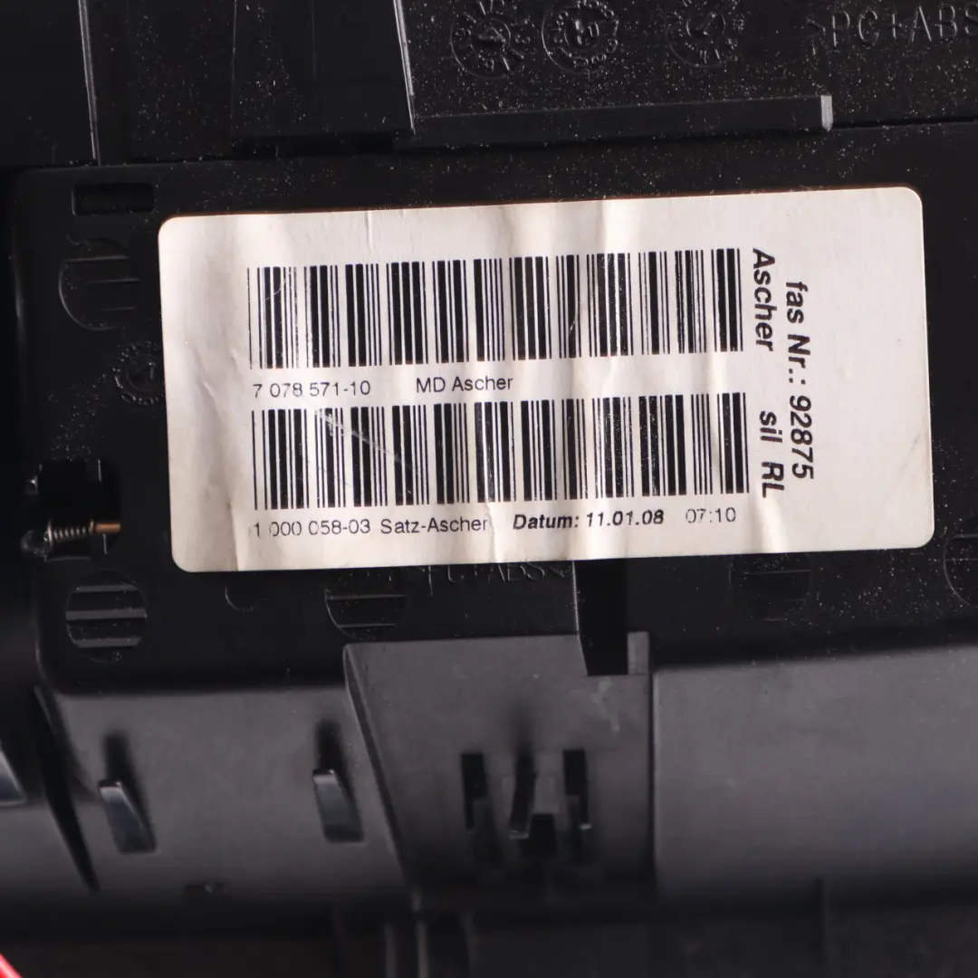 BMW E81 E87 Centre Console Ashtray Ascher Tray Decor Titan Matt - SKU rhd-6954113-1 - Part number 6954113