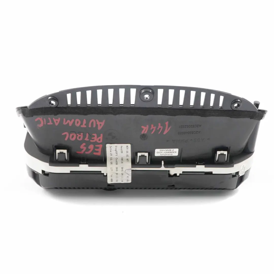 Instrument Cluster Speedo Clocks Automatic MPH to BMW E65 Petrol with Part number 6956633 BMW E65 Petrol Instrument Cluster Speedo Clocks Automatic MPH - SKU rhd-6956633 - Part number 6956633