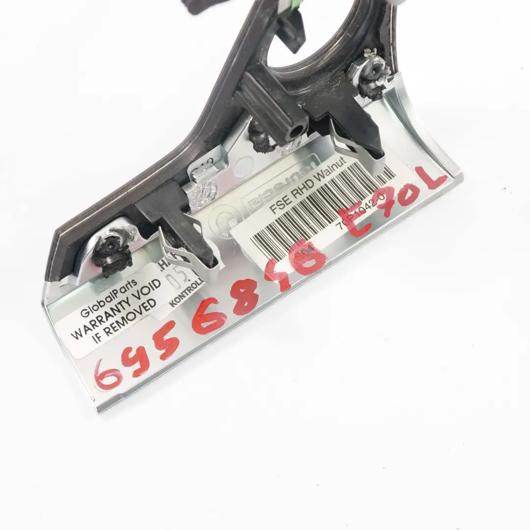 Dashboard Strip Trim Panel Left N/S Wood Burr Walnut to BMW X5 X6 E70 E71 with Part number 6956846 BMW X5 X6 E70 E71 Dashboard Strip Trim Panel Left N/S Wood Burr Walnut - SKU rhd-6956846 - Part number 6956846