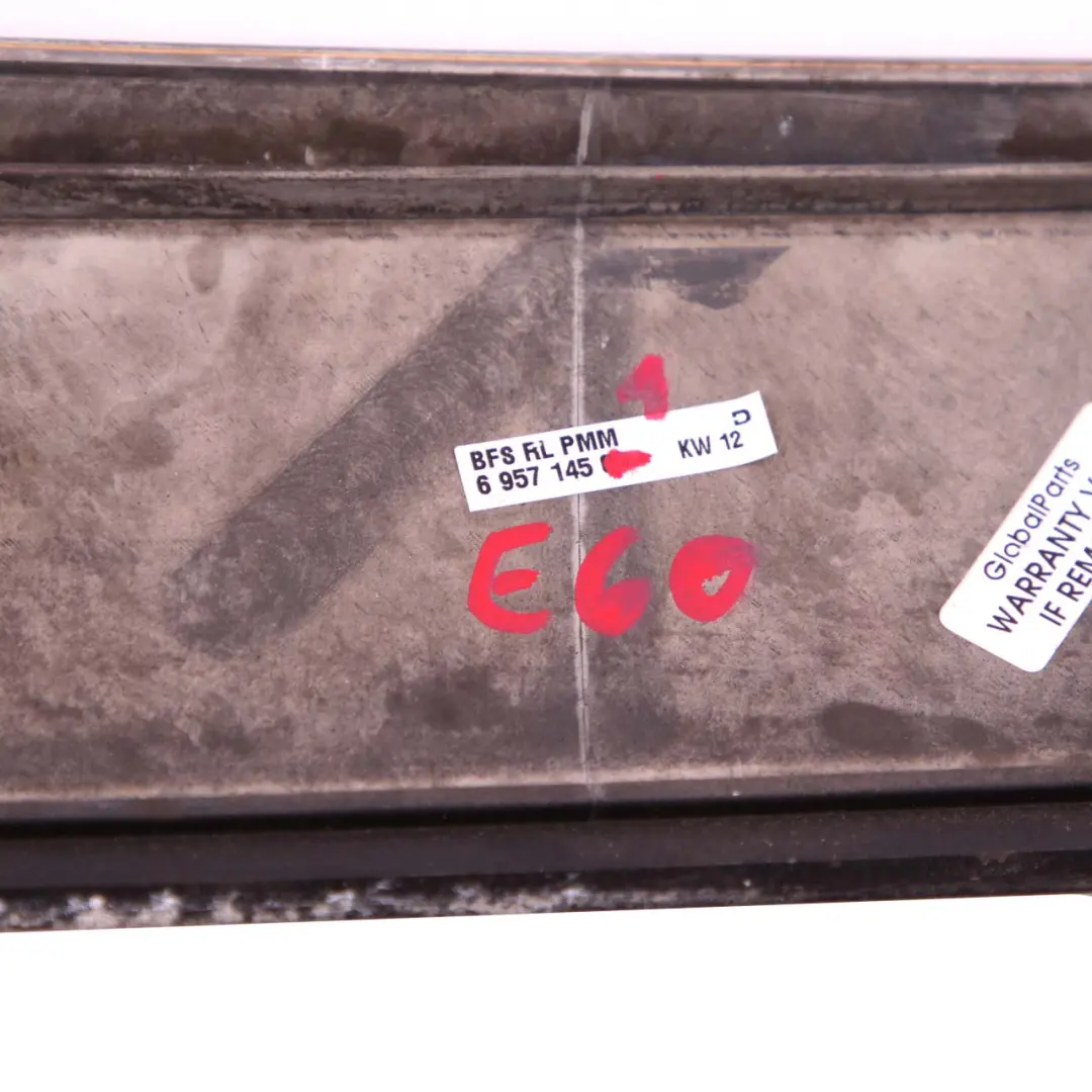BMW 5 Series E60 E61 Decor Strip Dashboard Left N/S Poplar Woodgrain Dunkel - SKU rhd-6957145-1 - Part number 6957145