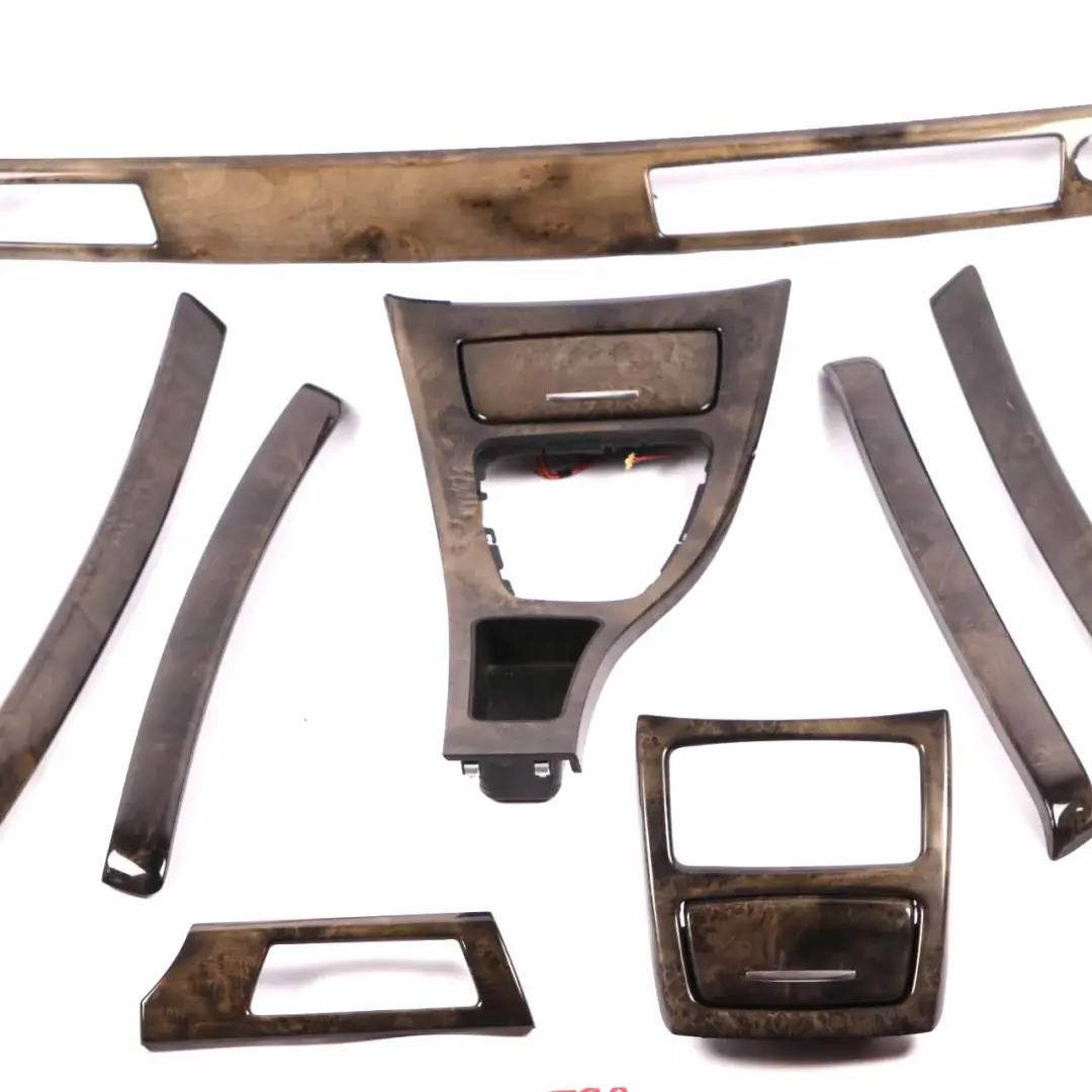 Dashboard Center Console Interior Trim Set Cover Poplar Woodgrain to BMW E92 1 with Part number 6958025 BMW E92 1 Dashboard Center Console Interior Trim Set Cover Poplar Woodgrain - SKU rhd-6958025-1 - Part number 6958025