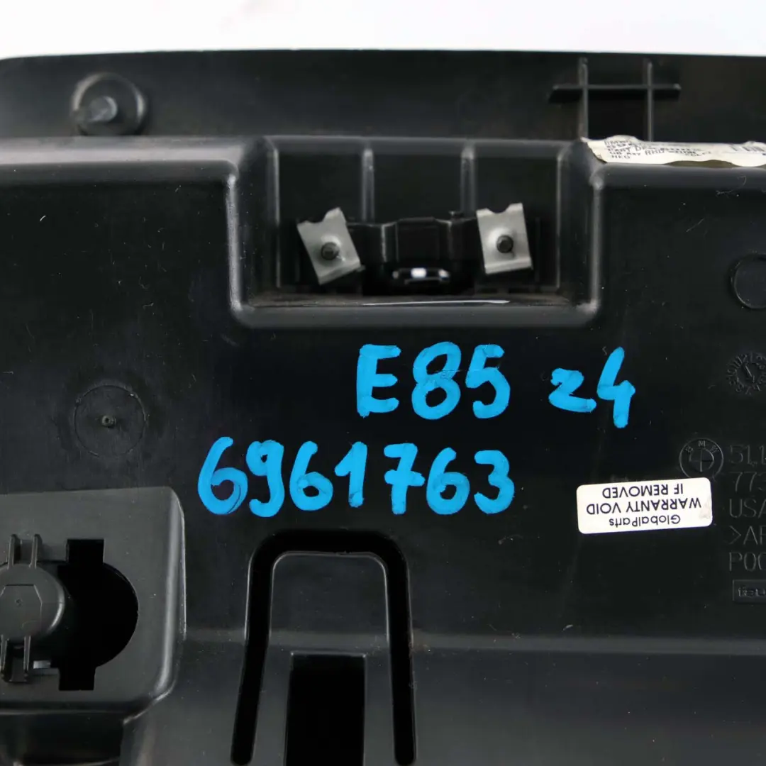Glove Box Lid Storage Case Housing Black to BMW Z4 Series E85 E86 Roadster with Part number 6961763 BMW Z4 Series E85 E86 Roadster Glove Box Lid Storage Case Housing Black - SKU rhd-6961763 - Part number 6961763