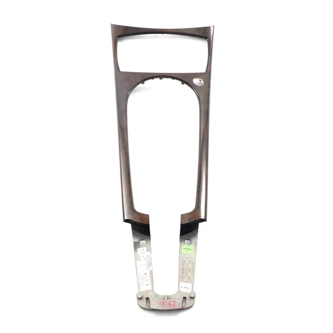 Decor Trim Centre Console Cover Surround Poplar Woodgrain Brown to BMW Z4 E85 with Part number 6961787 BMW Z4 E85 Decor Trim Centre Console Cover Surround Poplar Woodgrain Brown - SKU rhd-6961787 - Part number 6961787