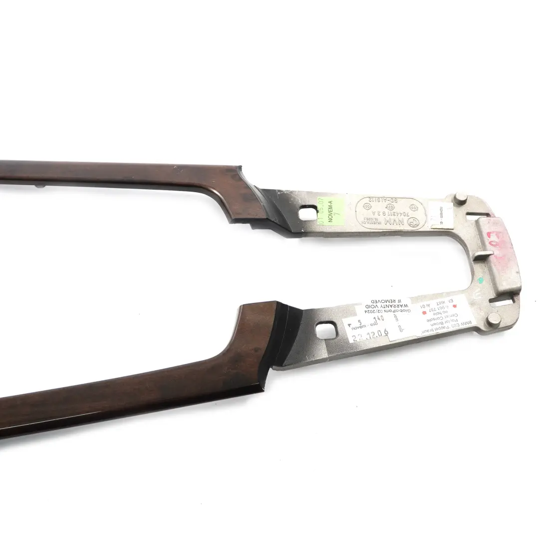 BMW Z4 E85 Decor Trim Centre Console Cover Surround Poplar Woodgrain Brown - SKU rhd-6961787 - Part number 6961787