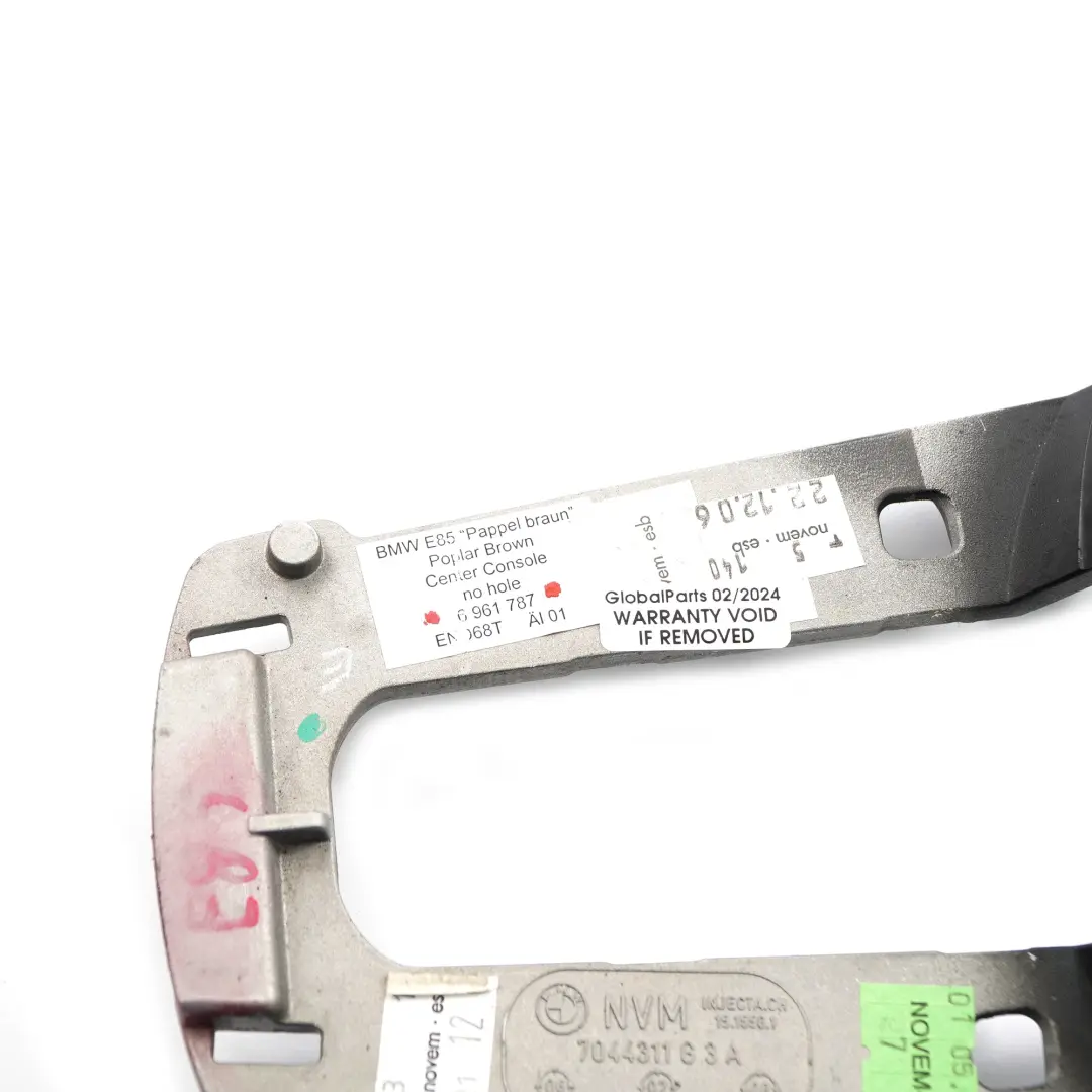 Decor Trim Centre Console Cover Surround Poplar Woodgrain Brown to BMW Z4 E85 with Part number 6961787 BMW Z4 E85 Decor Trim Centre Console Cover Surround Poplar Woodgrain Brown - SKU rhd-6961787 - Part number 6961787