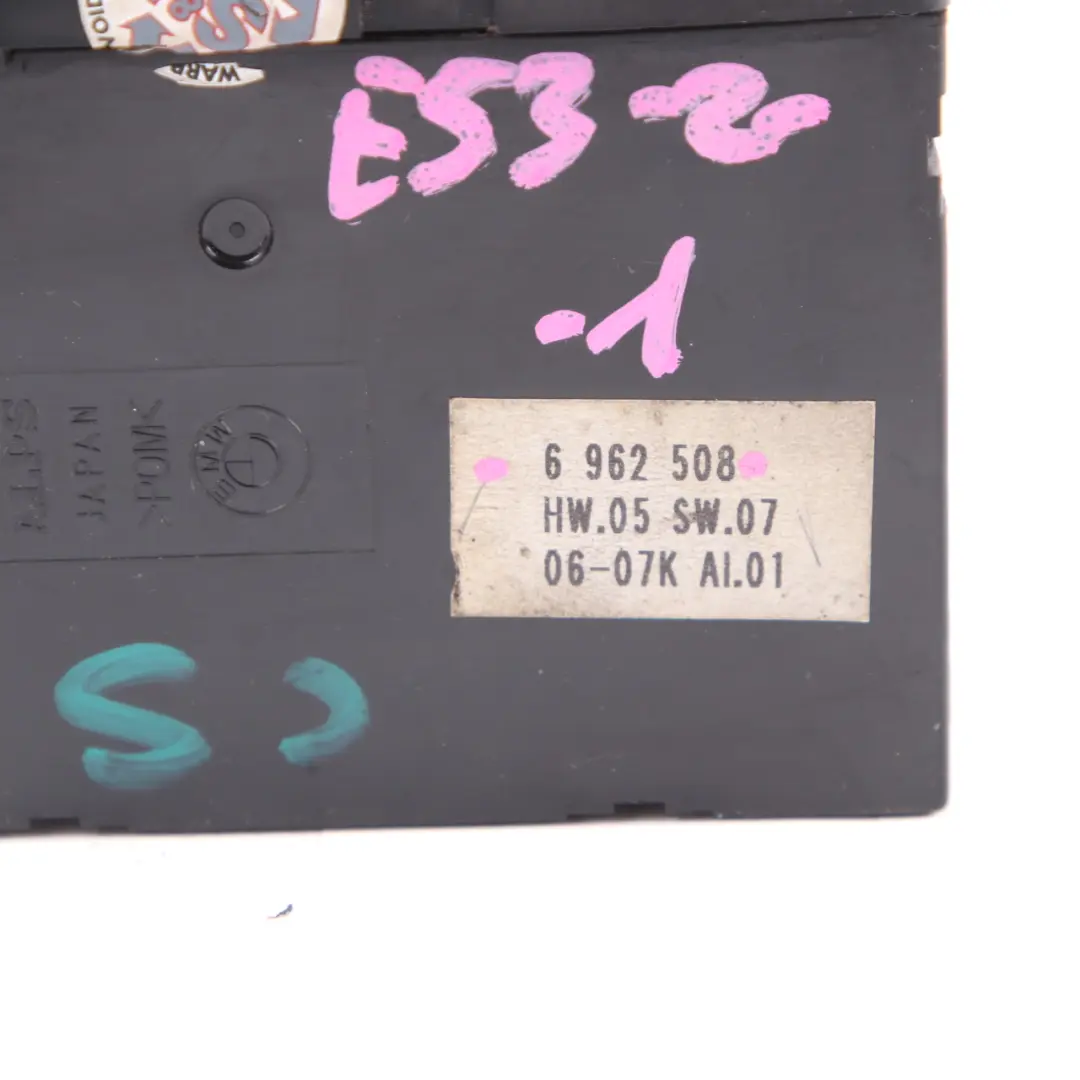 BMW X5 E53 Window Lifter Switch Driver Door Right Control Unit O/S - SKU rhd-6962508-1 - Part number 6962508