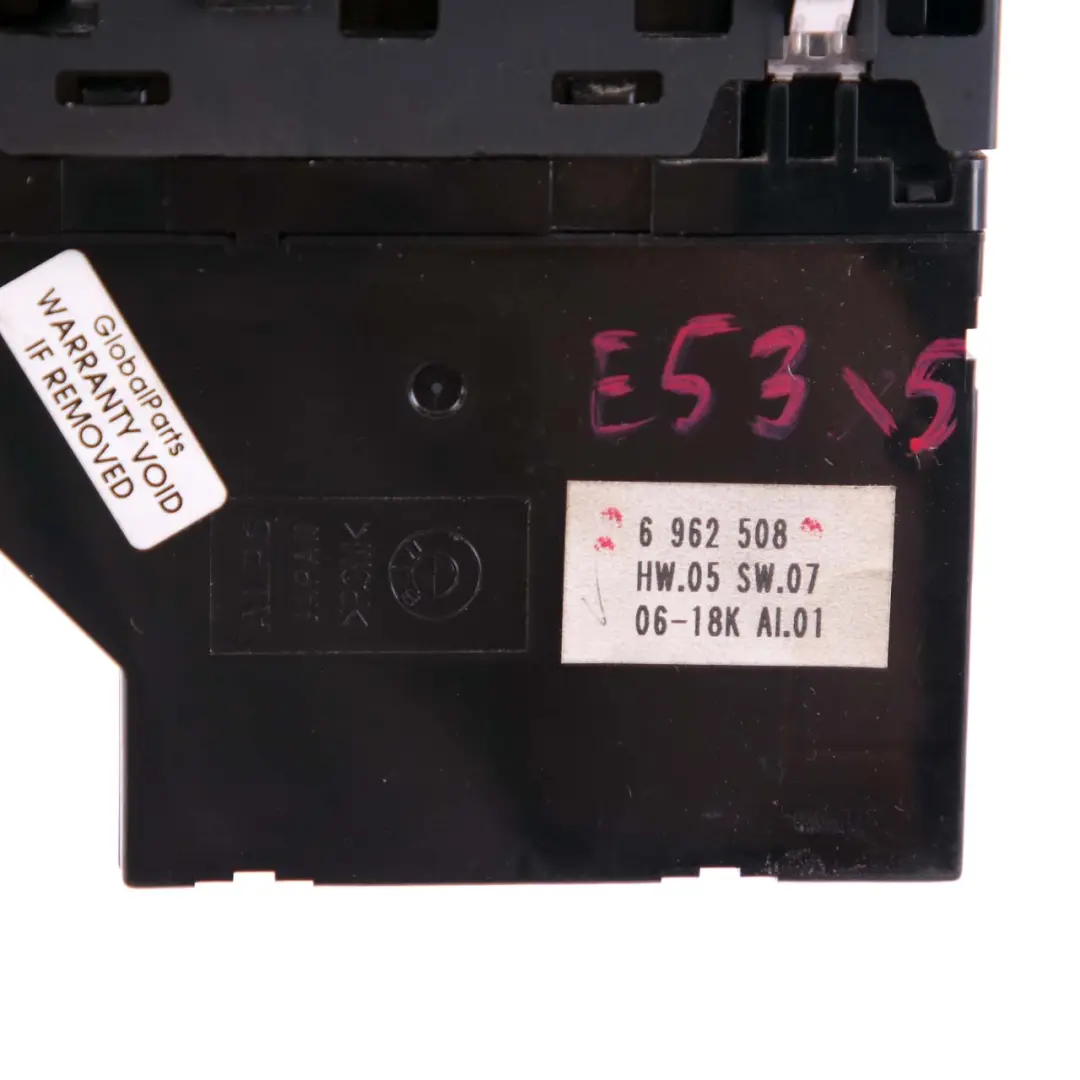 BMW X5 E53 Window Lifter Switch Driver Door Right Control Unit O/S - SKU rhd-6962508 - Part number 6962508