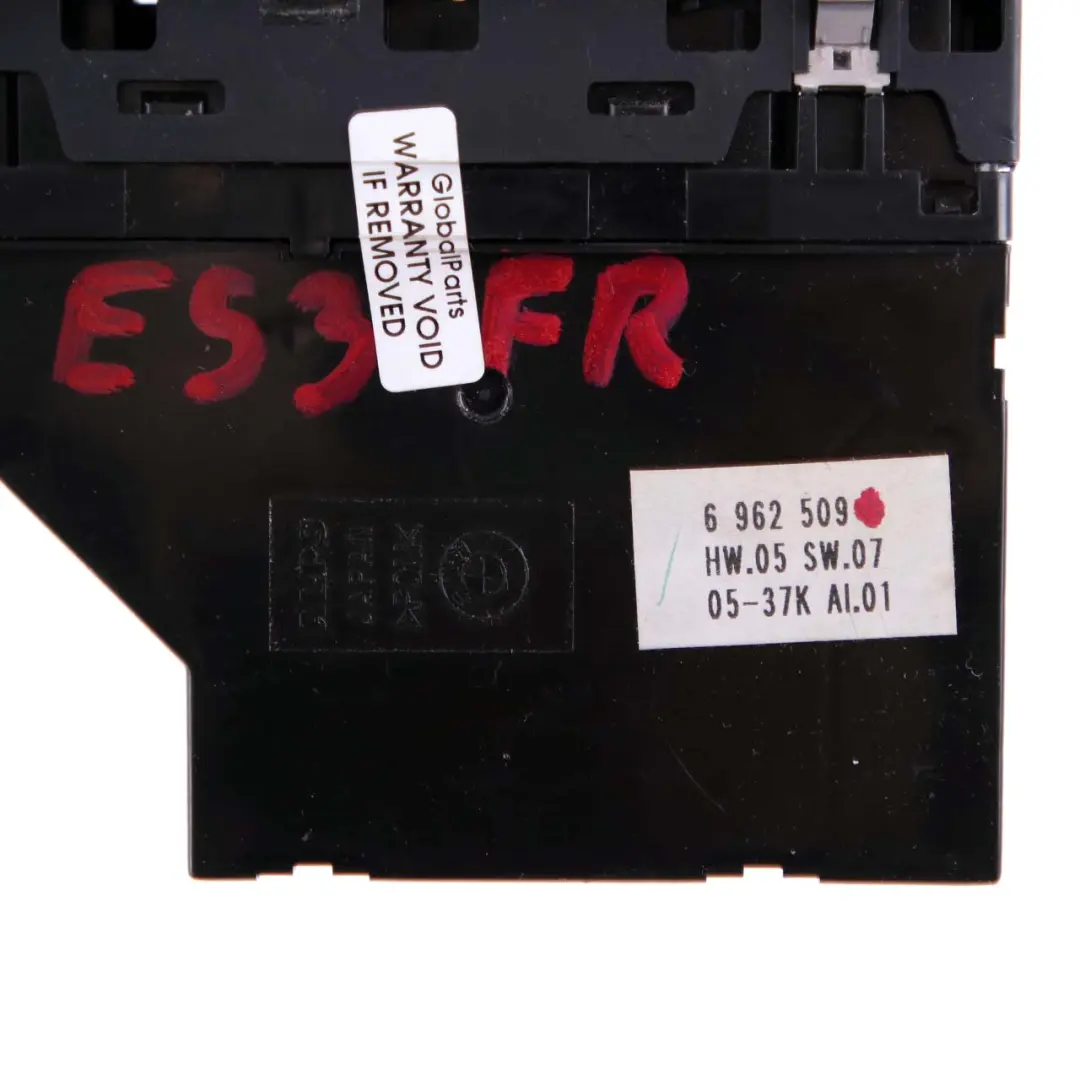 Fold Auto Dip Driver's Door Window Lifter Switch 6962509 to BMW X5 E53 Power with Part number 6907501 BMW X5 E53 Power Fold Auto Dip Driver's Door Window Lifter Switch 6962509 - SKU rhd-6962509 - Part number 6907501