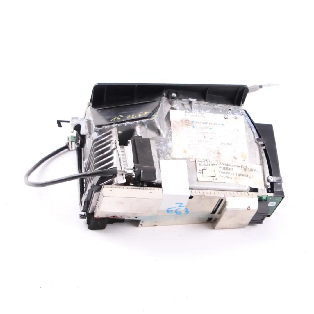 Head-Up Display BMW E63 E64 HUD Dashboard Screen Control Unit Module to with Part number 6963887 Head-Up Display BMW E63 E64 HUD Dashboard Screen Control Unit Module - SKU rhd-6963887 - Part number 6963887