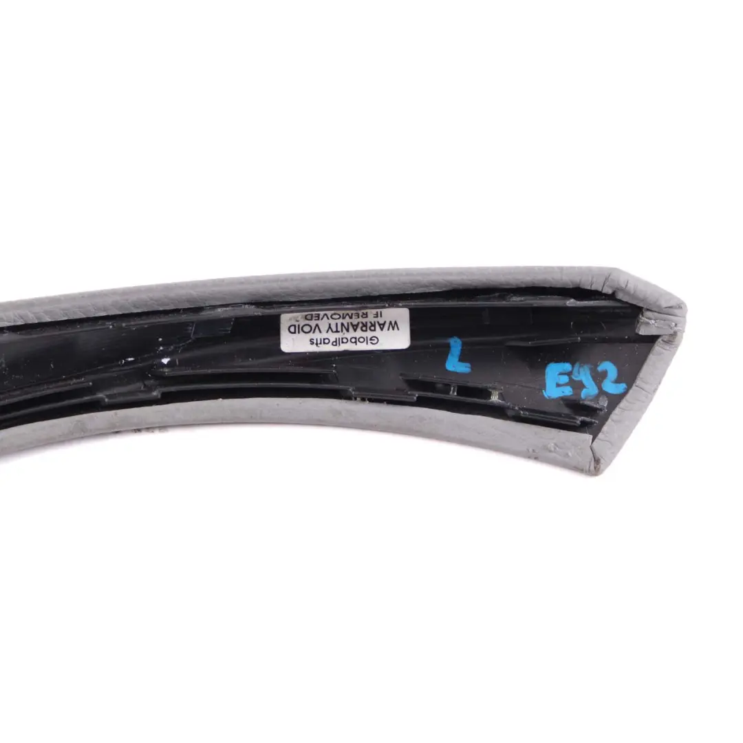 BMW 3 Series E92 E93 Door Cover Interior Handle Leather Left N/S Grey - SKU rhd-6963941 - Part number 6963941