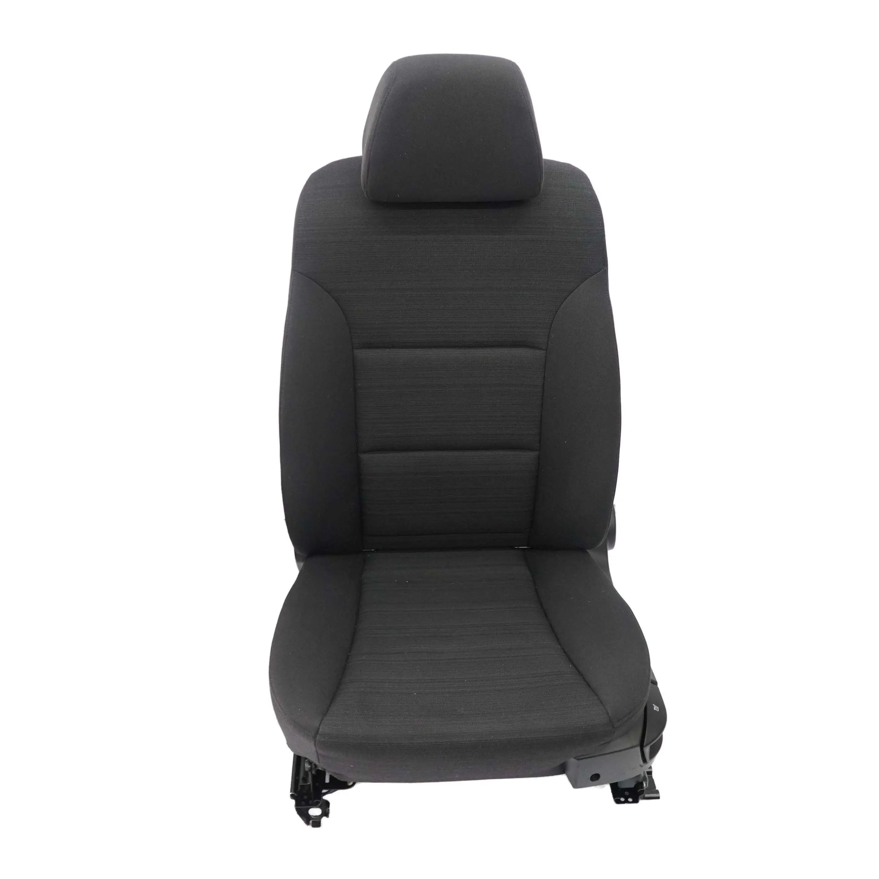 BMW E60 E61 Tela Interior Delantero Izquierdo Asiento Lateral Negro Antracita