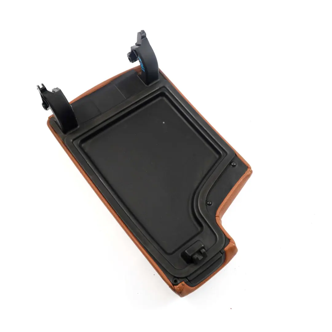 Leather Cover Centre Console Armrest Sattelbraun Brown to BMW E90 E91 LCI with Part number 6965744 BMW E90 E91 LCI Leather Cover Centre Console Armrest Sattelbraun Brown - SKU rhd-6965744 - Part number 6965744