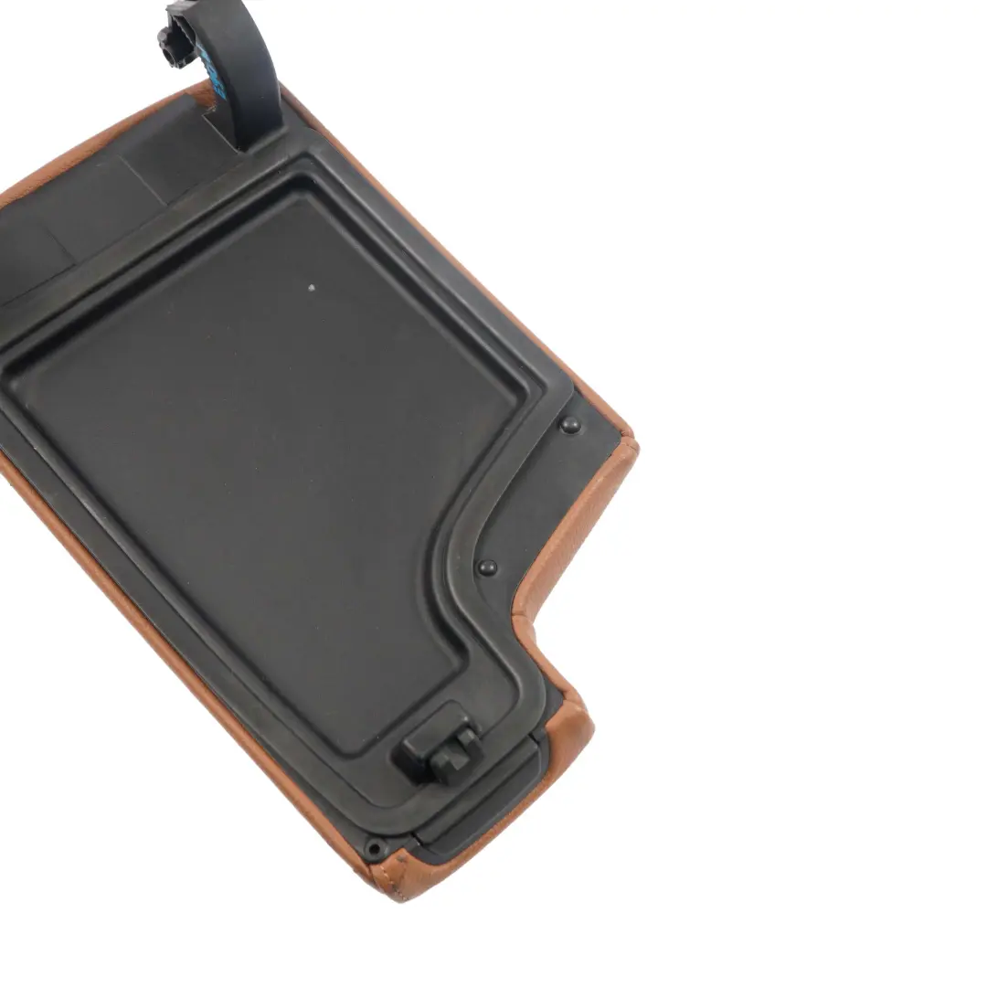 Leather Cover Centre Console Armrest Sattelbraun Brown to BMW E90 E91 LCI with Part number 6965744 BMW E90 E91 LCI Leather Cover Centre Console Armrest Sattelbraun Brown - SKU rhd-6965744 - Part number 6965744