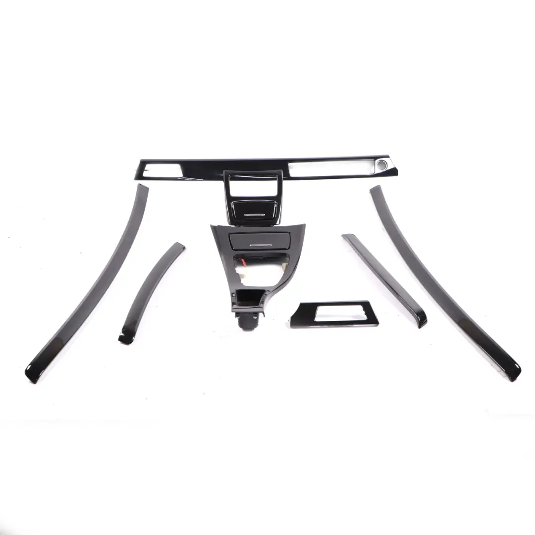 Complete Interior Trim Set Cover Dashboard Diamant Black to BMW 3 Series 3 E92 with Part number 6966490 BMW 3 Series 3 E92 Complete Interior Trim Set Cover Dashboard Diamant Black - SKU rhd-6966490-3 - Part number 6966490