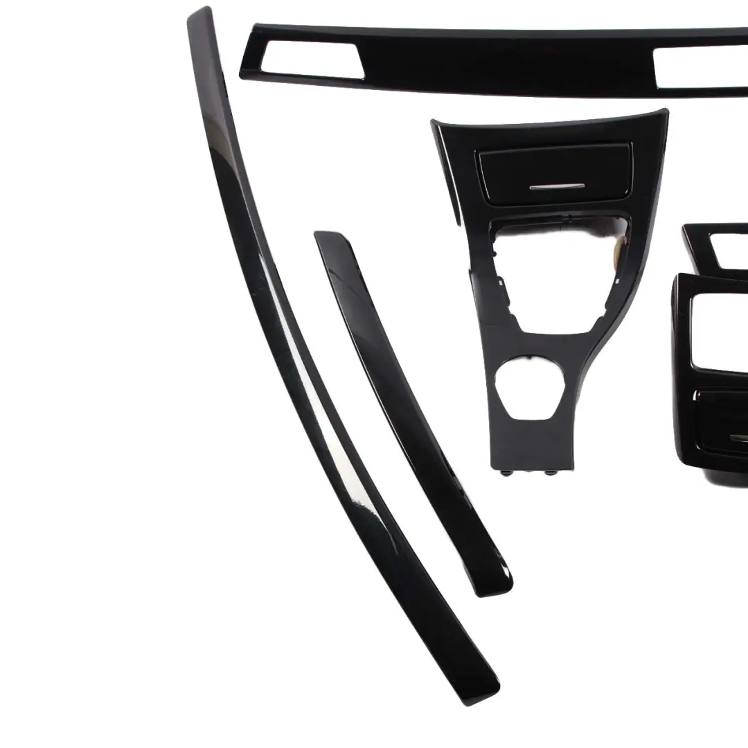 Complete Interior Trim Set Cover Dashboard Diamant Black to BMW 3 Series E92 with Part number 6966490 BMW 3 Series E92 Complete Interior Trim Set Cover Dashboard Diamant Black - SKU rhd-6966490 - Part number 6966490